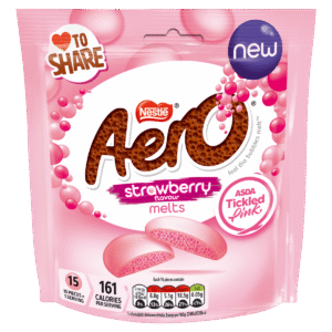 Aero Strawberry Pouch 8pk (92g) Uk