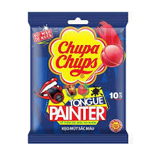 Chupa Chups Tongue Painters 10ct 100 pieces Vietnam