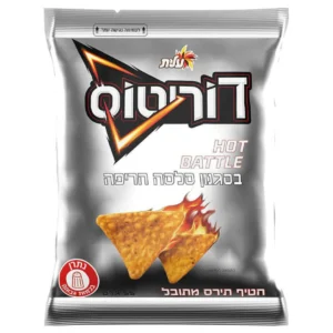 Doritos Hot Battle Spicy Salsa 12ct Israel