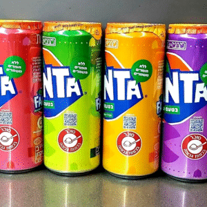 Fanta Pac -Man 24pk Grape , Orange , Exotic , Strawberry Israel