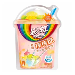 SKITTLES LOLLIPOP FRUIT PINK PACK 32ct China