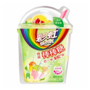 SKITTLES LOLLIPOP FRUIT TEA GREEN PACK 32ct China
