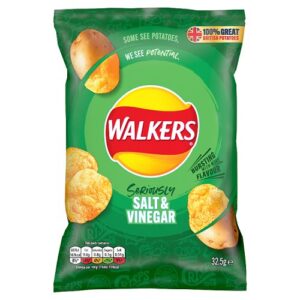 Walkers Salt & Vinegar 32pk (32.50g) Uk