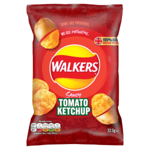 Walkers Tomato Ketchup 32pk (32.50g) Uk